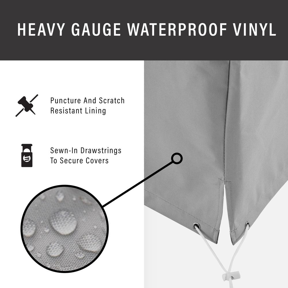 3Pc Outdoor Furniture Cover Set. Picture 9