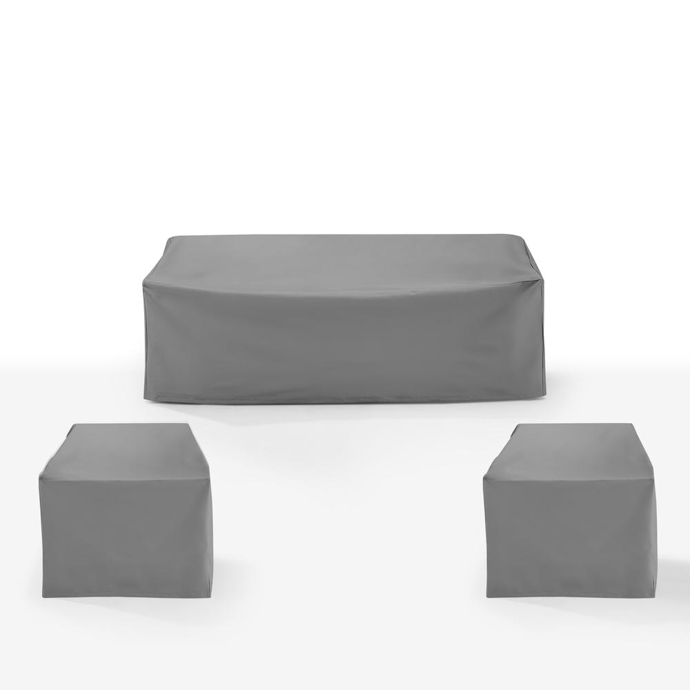 3Pc Outdoor Furniture Cover Set. Picture 2