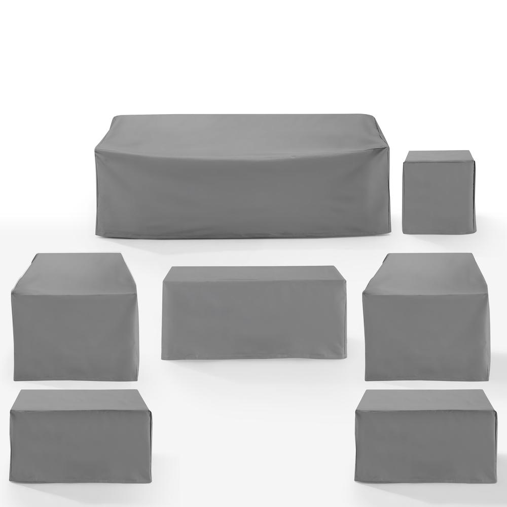 7Pc Outdoor Furniture Cover Set. Picture 2