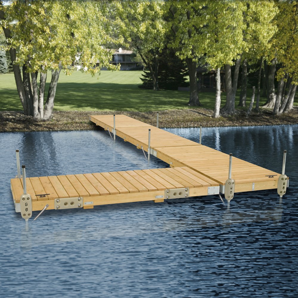 Pre-Built Commercial Grade Roll In Dock with Wood Frame & Top - 4'x10'. Picture 2