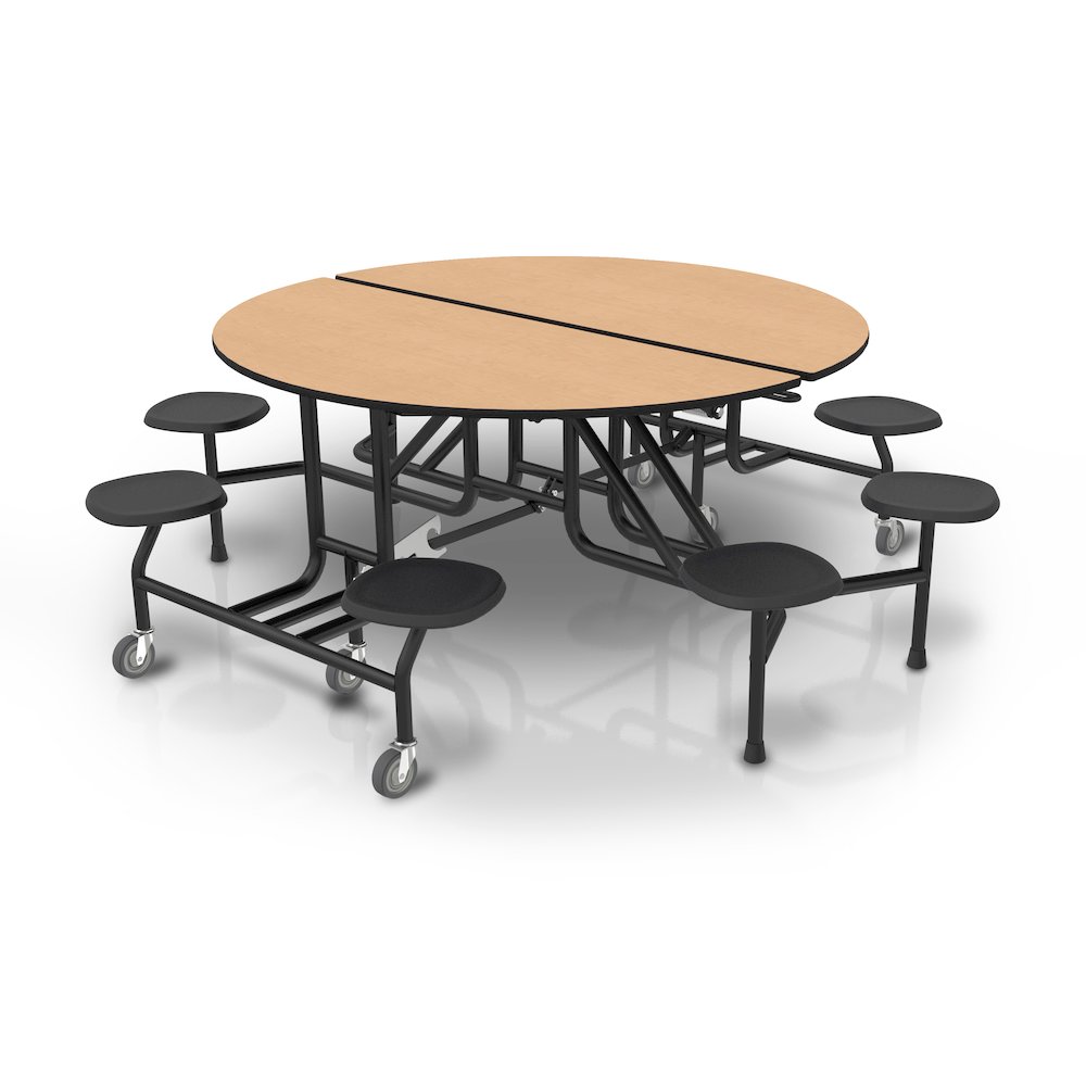 Round Folding Stool Table. Picture 1