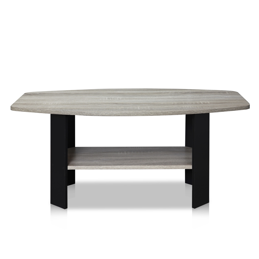 Simple Design Coffee Table, Oak Grey/Black. Picture 5