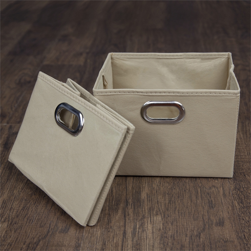 Furinno Turn-N-Tube 4-Bins System Rack, Oak. Picture 6