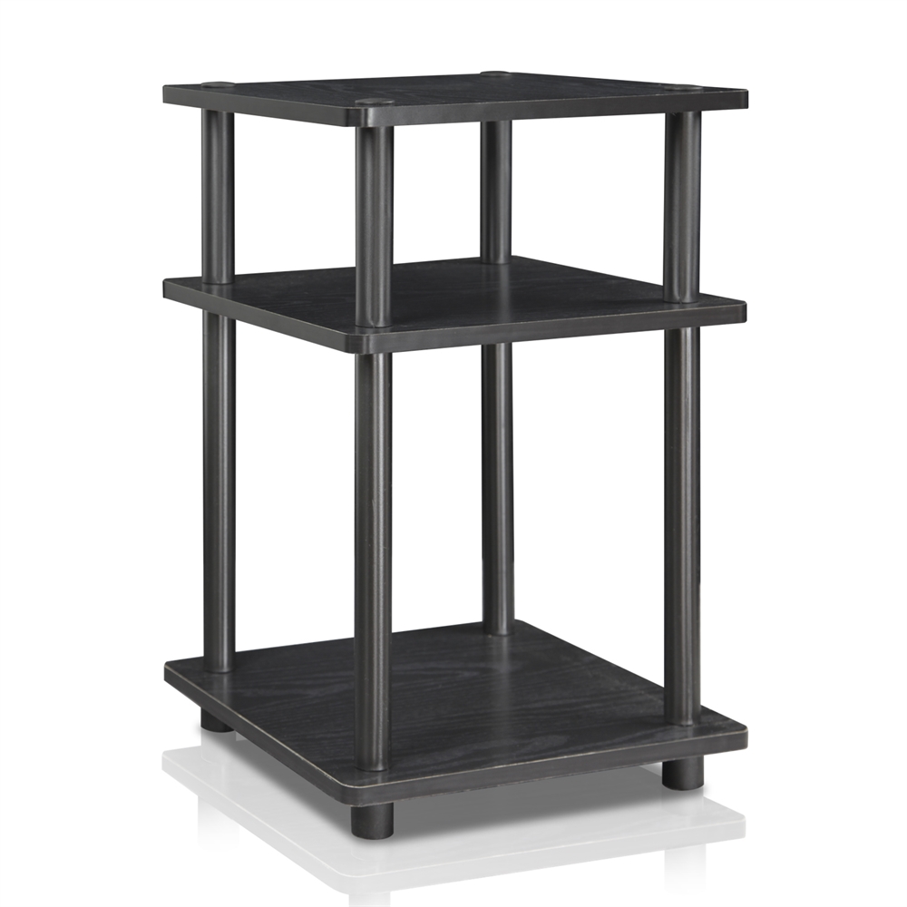 Turn-N-Tube Easy Assembly Multipurpose Shelf, Blackwood. Picture 1