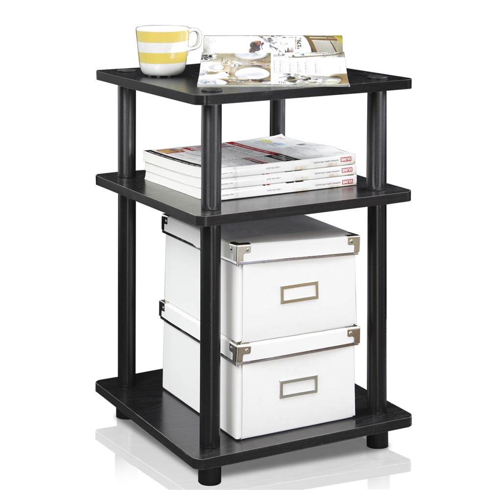 Turn-N-Tube Easy Assembly Multipurpose Shelf, Blackwood. Picture 3
