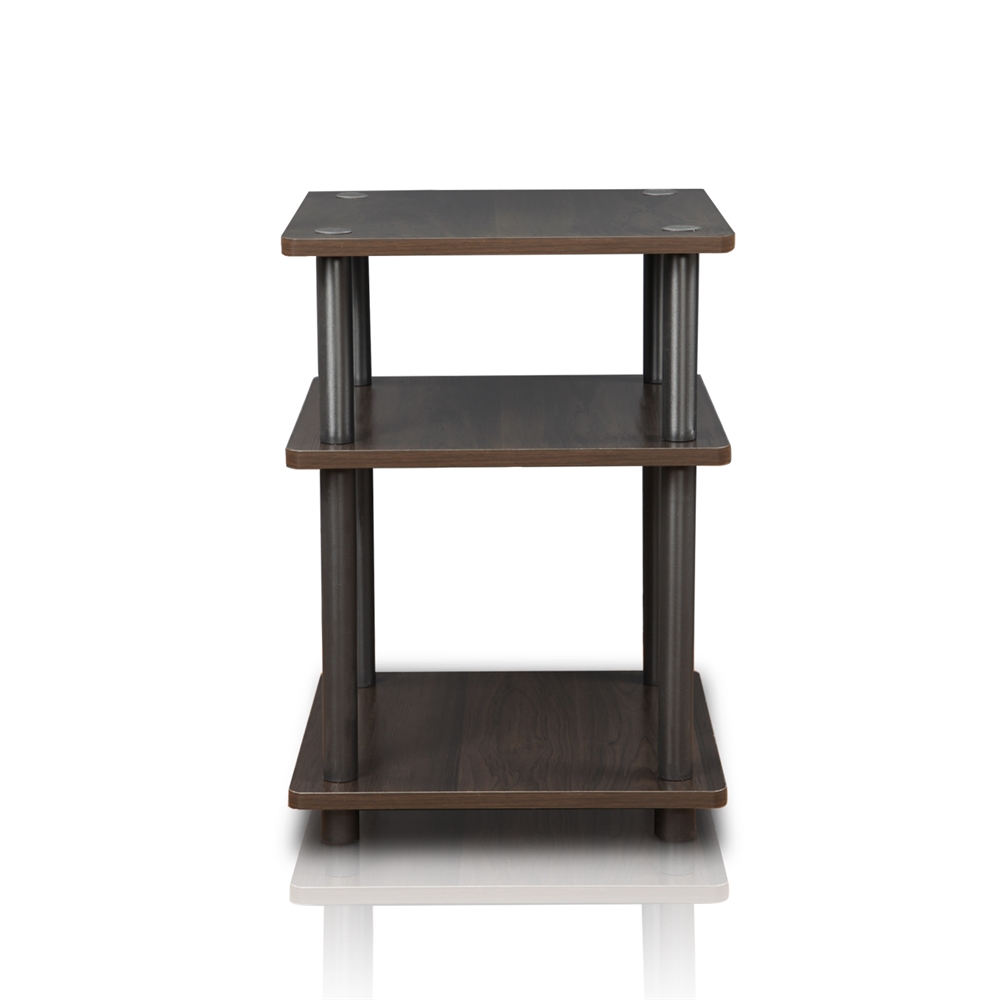 Turn-N-Tube Easy Assembly Multipurpose Shelf, Espresso. Picture 4