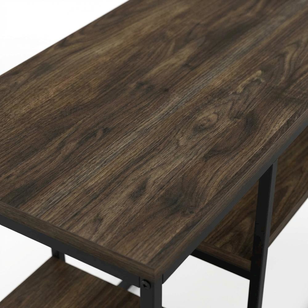 Modern TV stand, up to 50-inch TVs in Columbia Walnut finish, composite wood. Picture 5