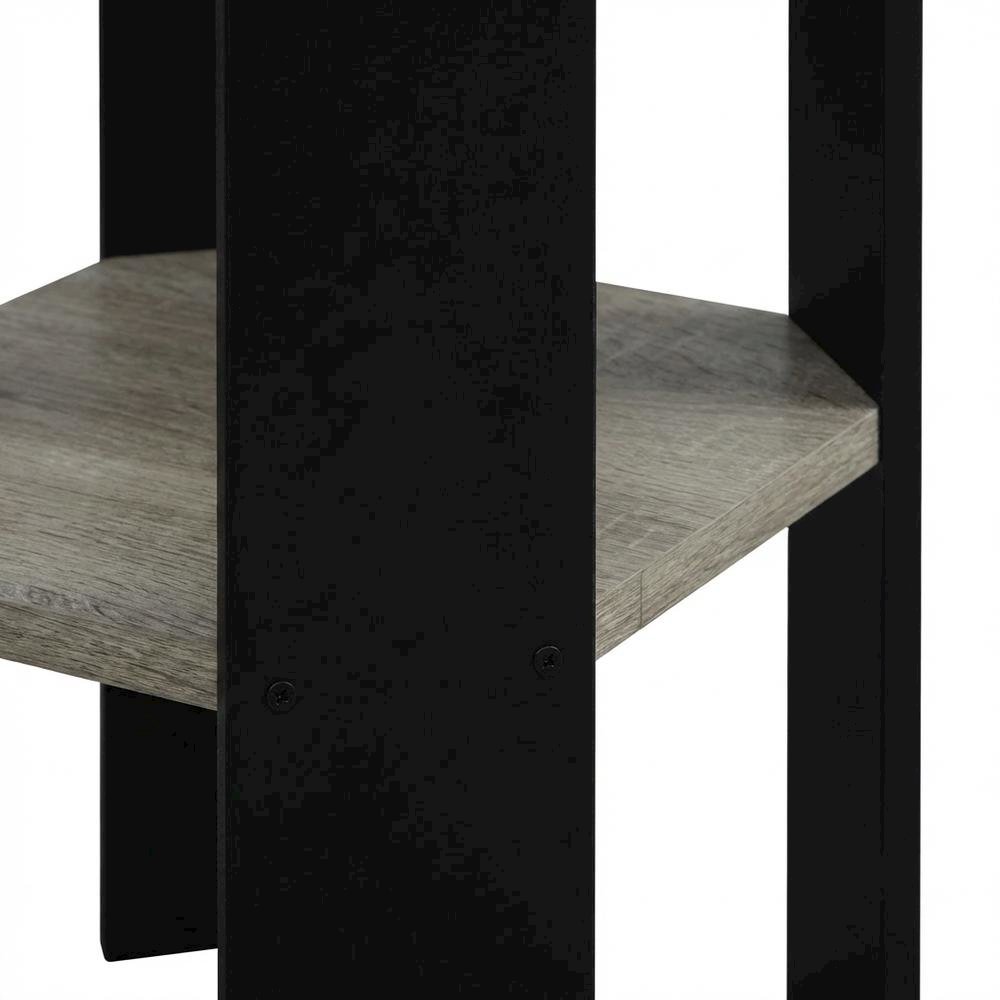 French Oak Grey, End Side Table, Quality Build, Durable Wood Frame. Picture 5