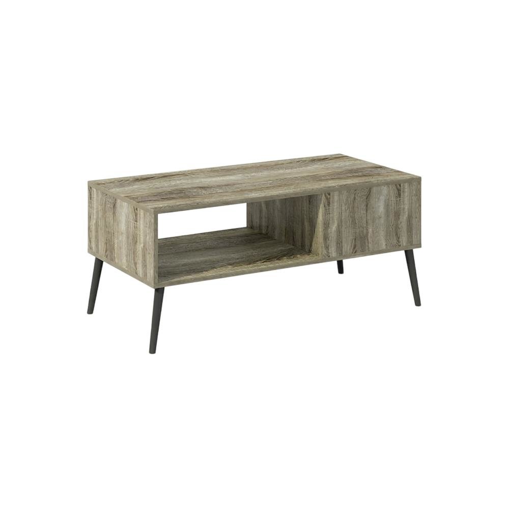 Light Wood Mid Century TV Stand for TVs Up to 40 with Wood Legs. Picture 1