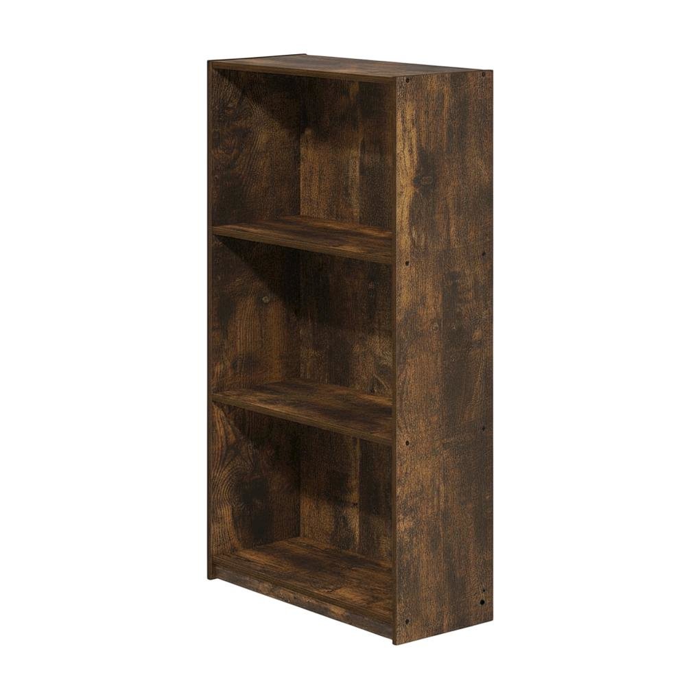 Wooden bookcase with minimalist design and sturdy construction. Picture 1