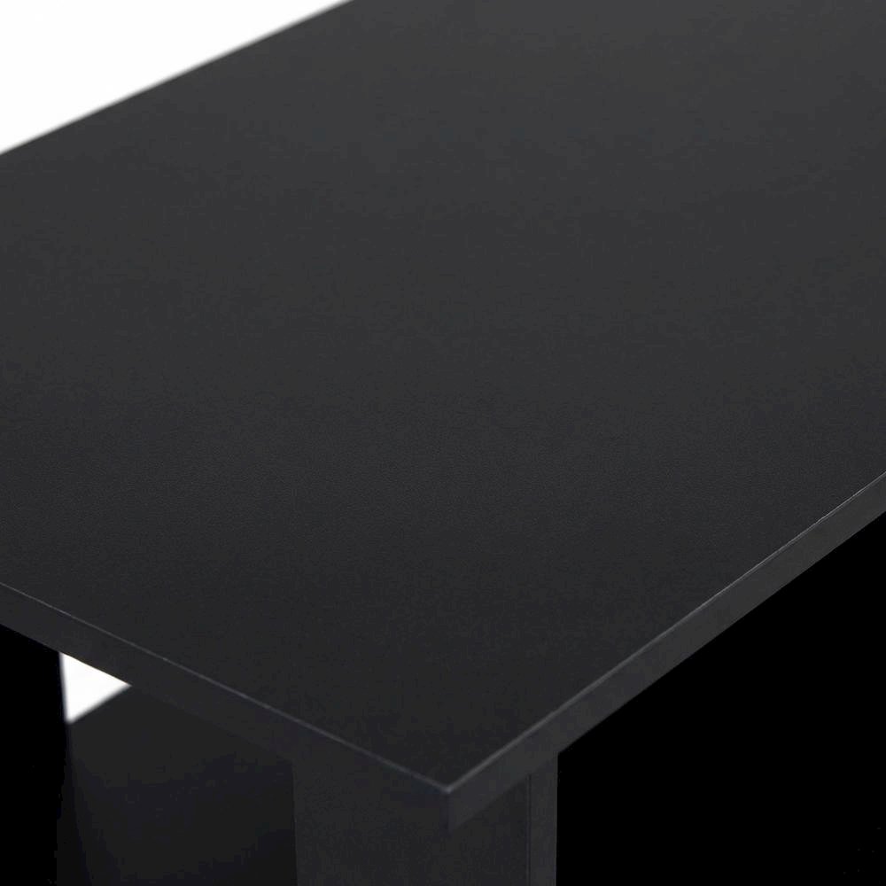 Simplistic TV Stand with Black Espresso Finish and Bin Drawers for Storage. Picture 5