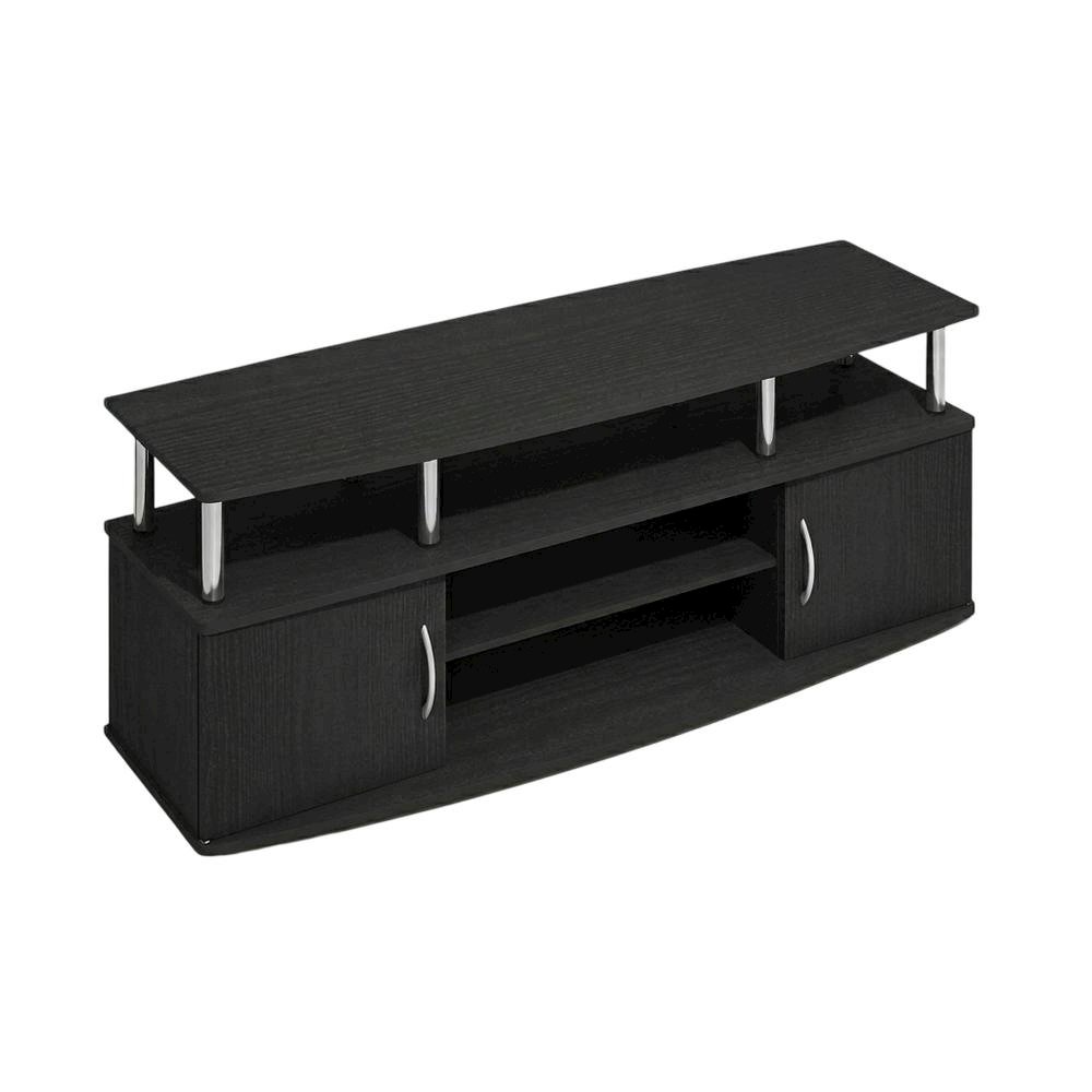 Dark Americano Large Entertainment Center for TVs up to 55 inches. Picture 1