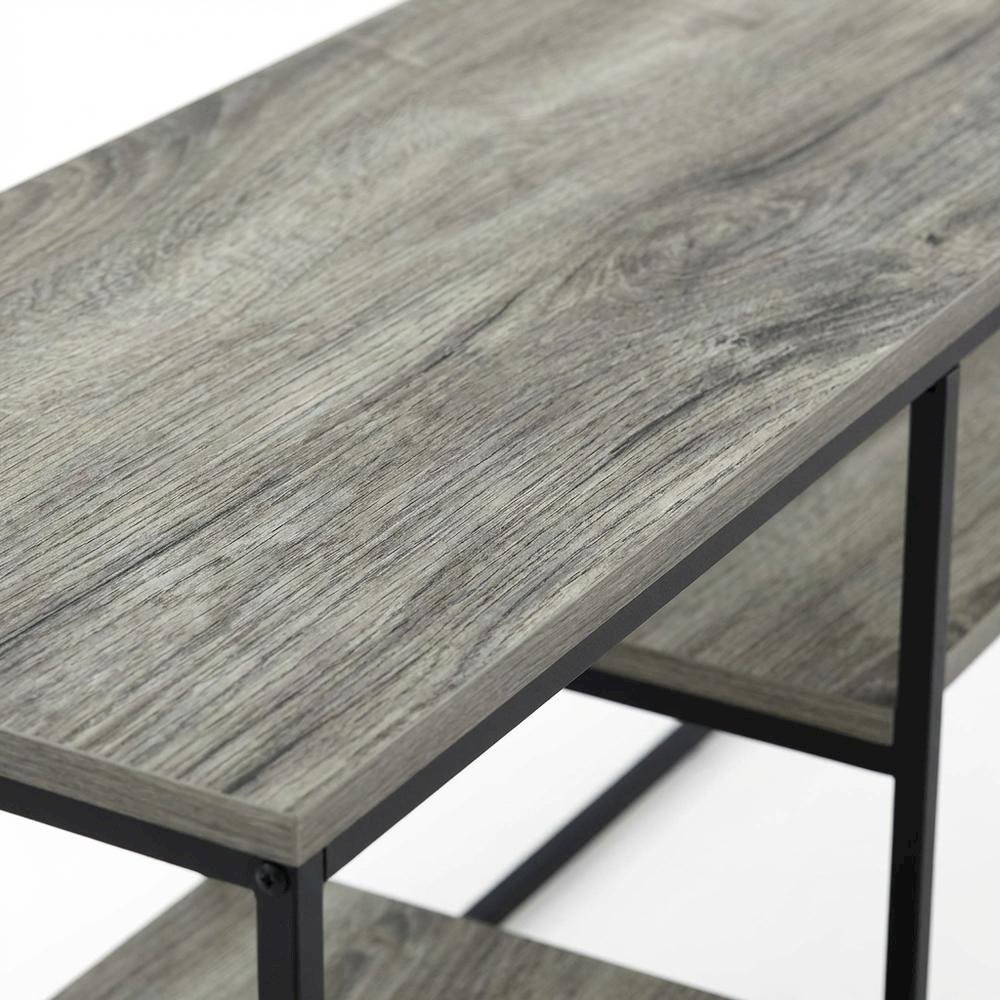 Modern TV Stand for 65 Inch TV with Wood Construction and Elegant Grey Finish. Picture 5