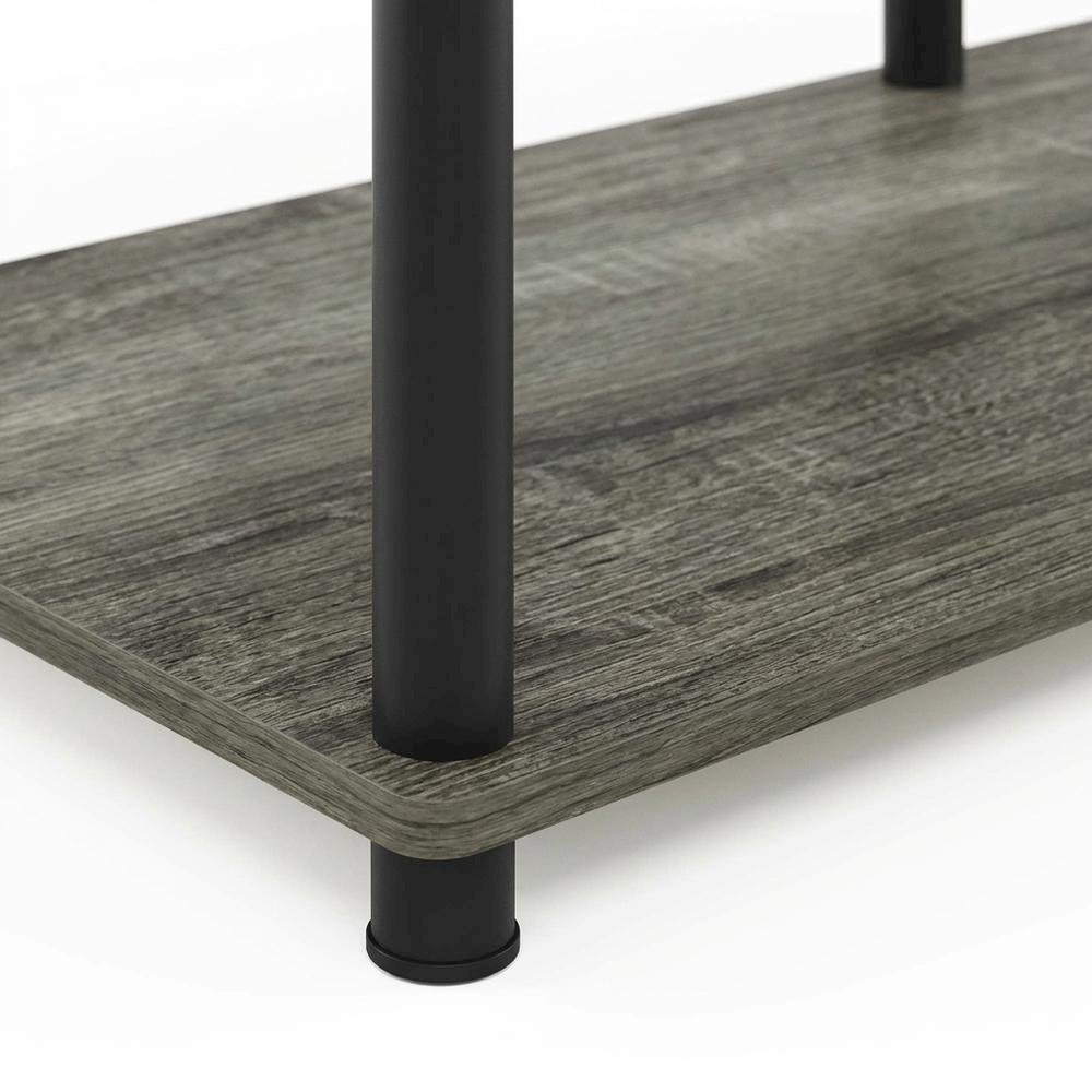 Wood TV stand for 55-inch screens with modern design and durable construction. Picture 6