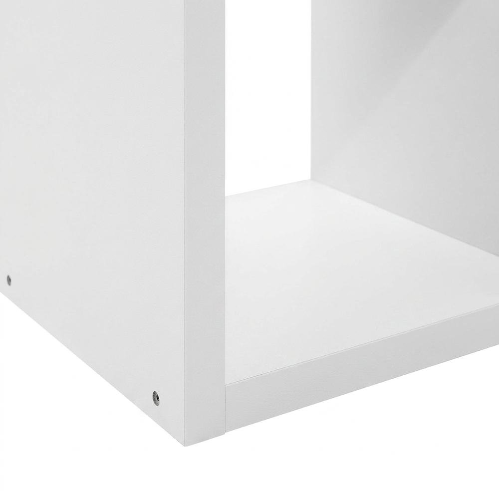 White 8-Cube Open Storage Organizer, Modular Shelving Unit. Picture 5