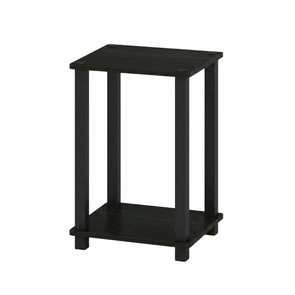 Small Espresso/Black End Table for Compact Living Spaces. Picture 1