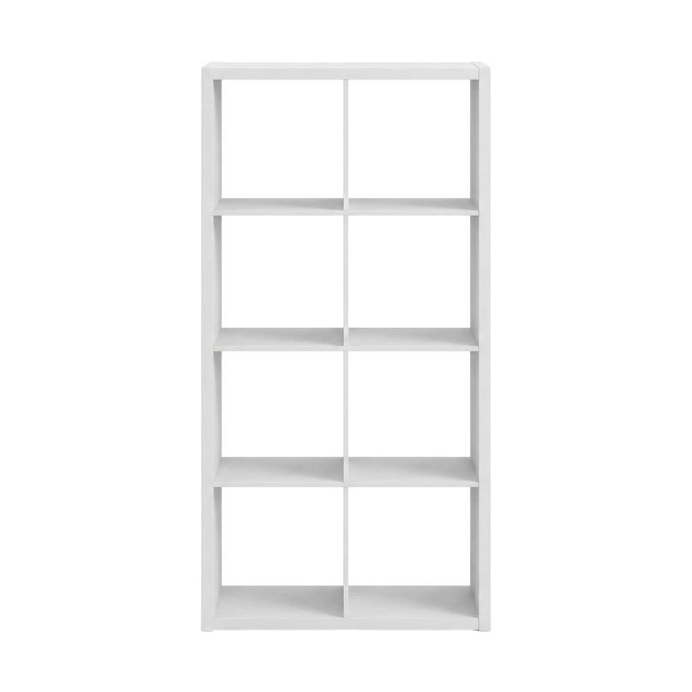 White Wood Open Back Extra Tall Closet Storage Organizer Shelf. Picture 4