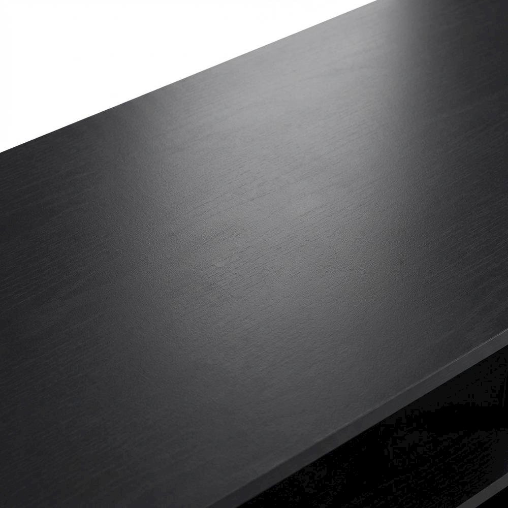 Dark Americano TV Stand for TVs up to 50 Inches with Open Shelves, Storage. Picture 5