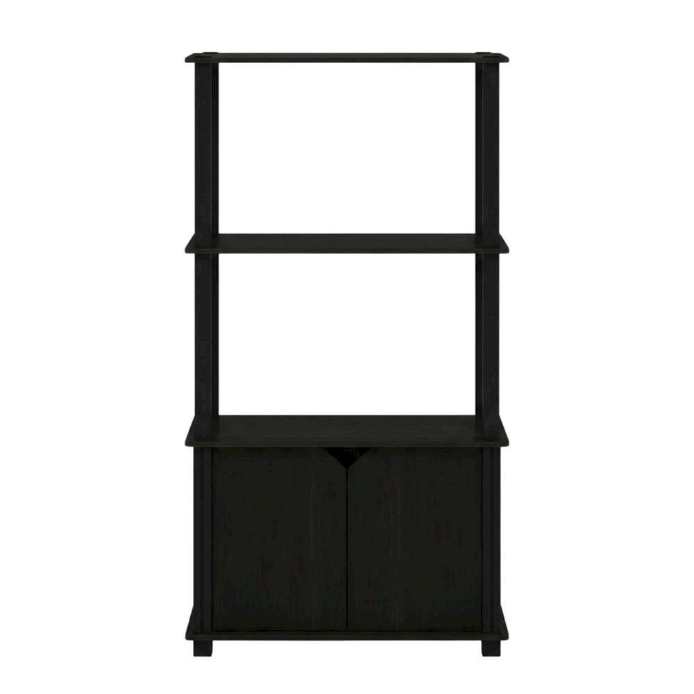 3-Tier End Table Set in Americano and Chrome Finish with Modern Design. Picture 4