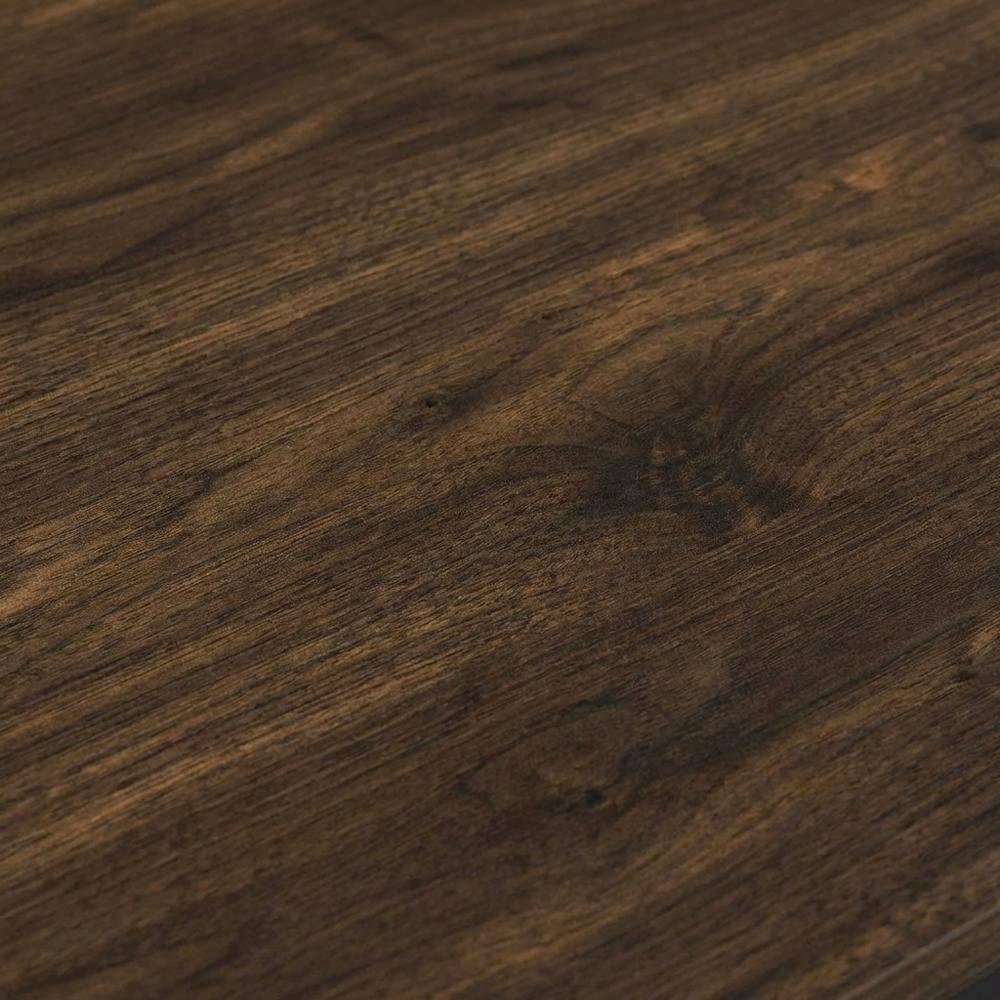 Wooden Study Desk In Columbia Walnut Finish For Home Office Use. Picture 5