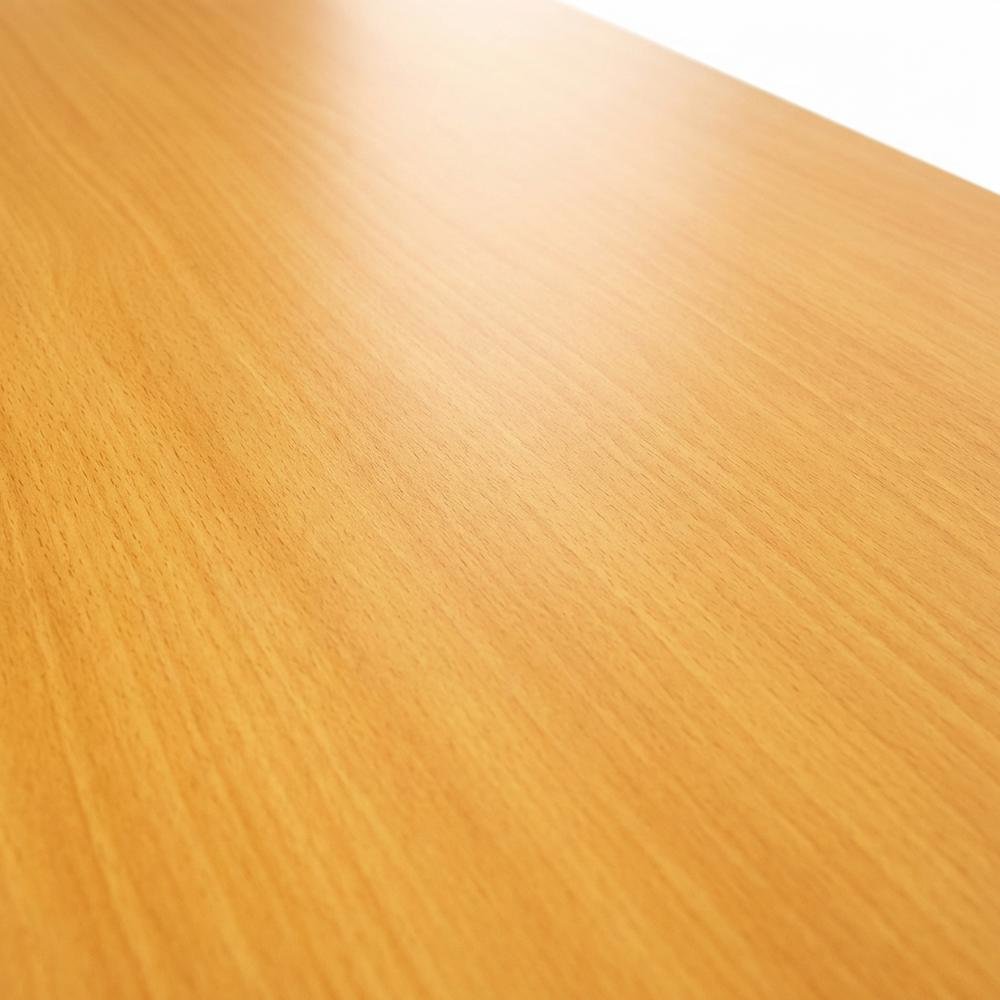 Wooden Laptop Desk with Beech, Ivory Finish, Workstation for Home Office. Picture 5