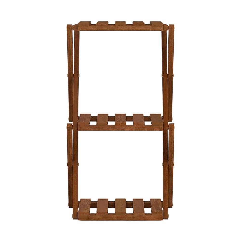 Multi-Use Folding Display Shelf With Portable Design For Garden And Patio. Picture 4