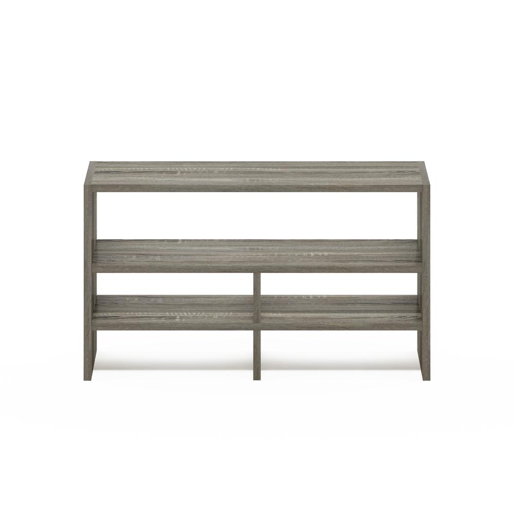Furinno Hermite Desk Top Organizing Shelf Bookcase, French Oak. Picture 3