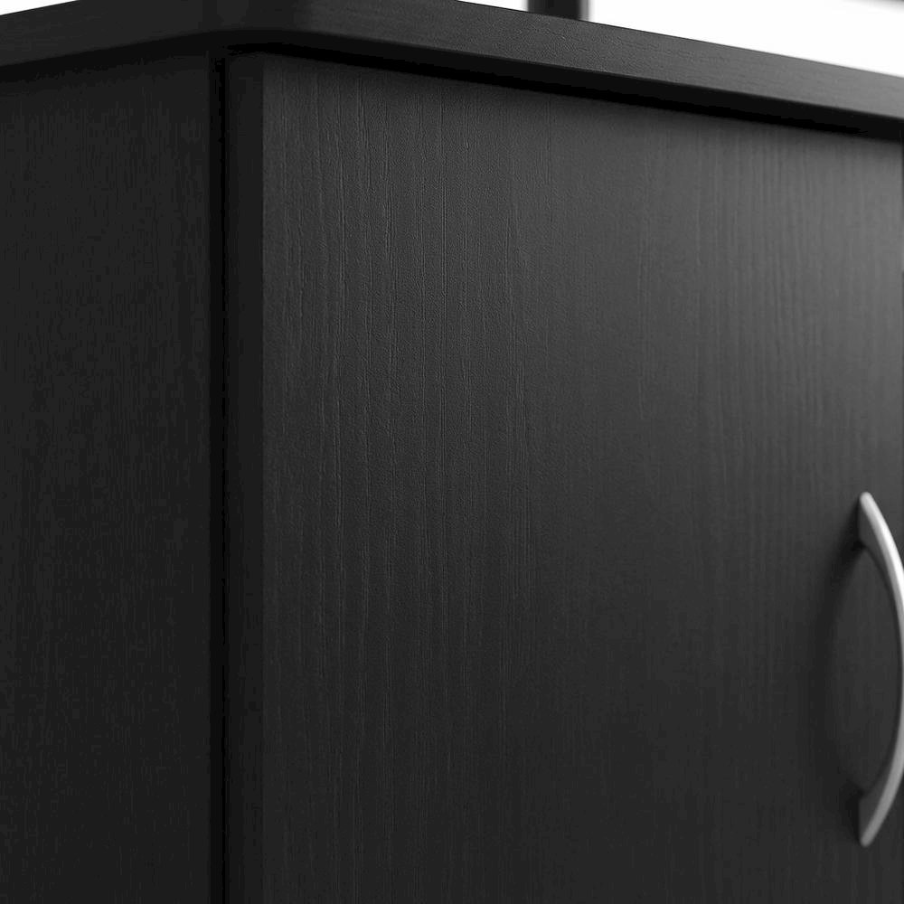 Brown Fireplace Entertainment Center, Doors, Storage Cabinet, 55-Inch TVs. Picture 5