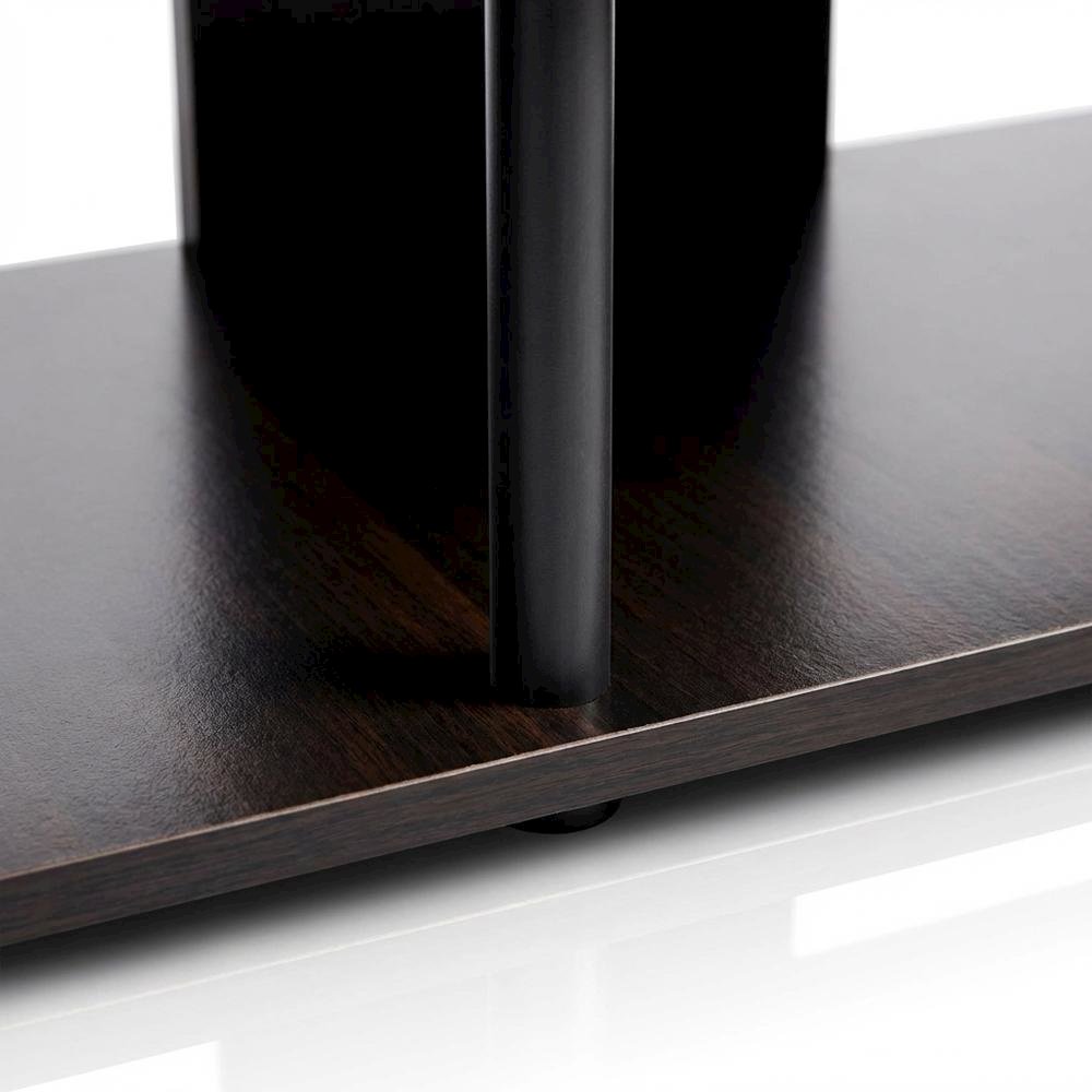 Espresso Low Rise TV Stand with Composite Wood Construction and Modern Design. Picture 6