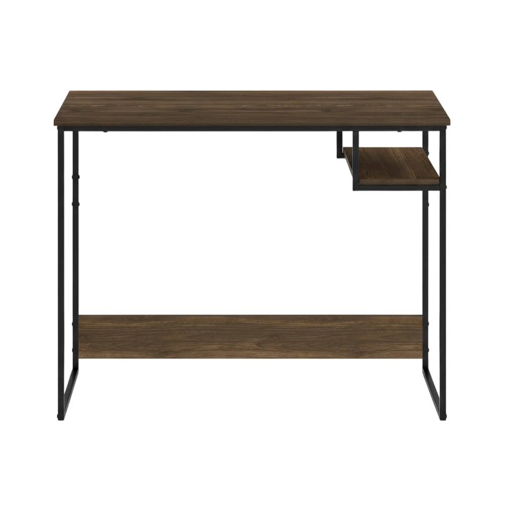 Wooden Study Desk In Columbia Walnut Finish For Home Office Use. Picture 4