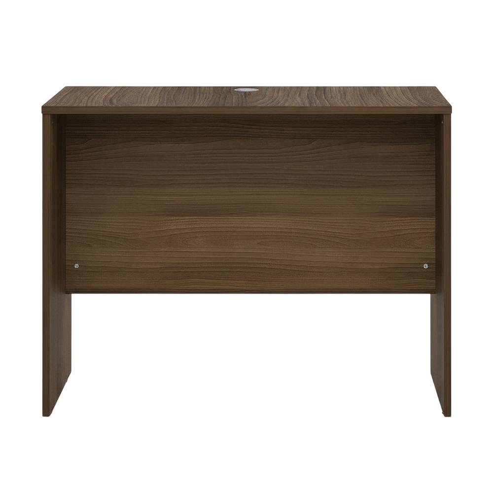 Modern Walnut 35-Inch Rectangular Desk Return For Executive Office Space. Picture 4