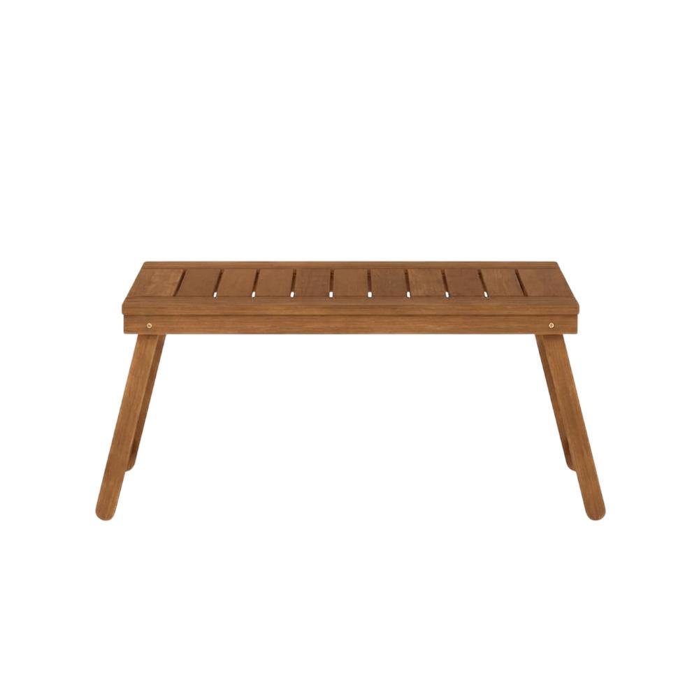 Portable Hardwood Folding Coffee Table, Outdoor Bistro Setting, Sturdy Design. Picture 4