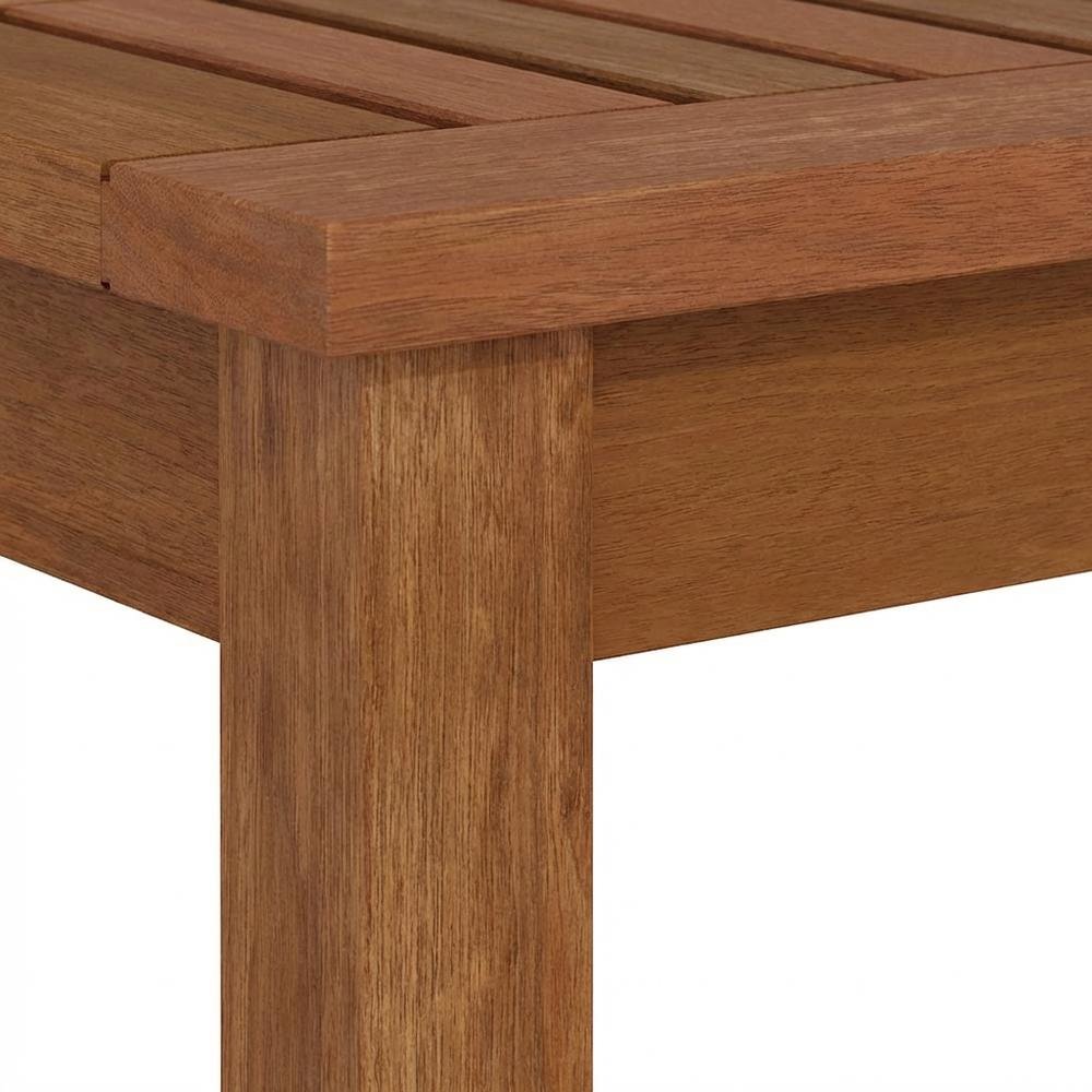 Teak Oil Hardwood Outdoor Backless Bench With Neutral Finish For Patio Use. Picture 6