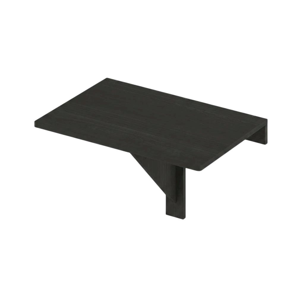 Brown, Wall Mounting Folding Table, Folding Design, Wall Mounted. Picture 1