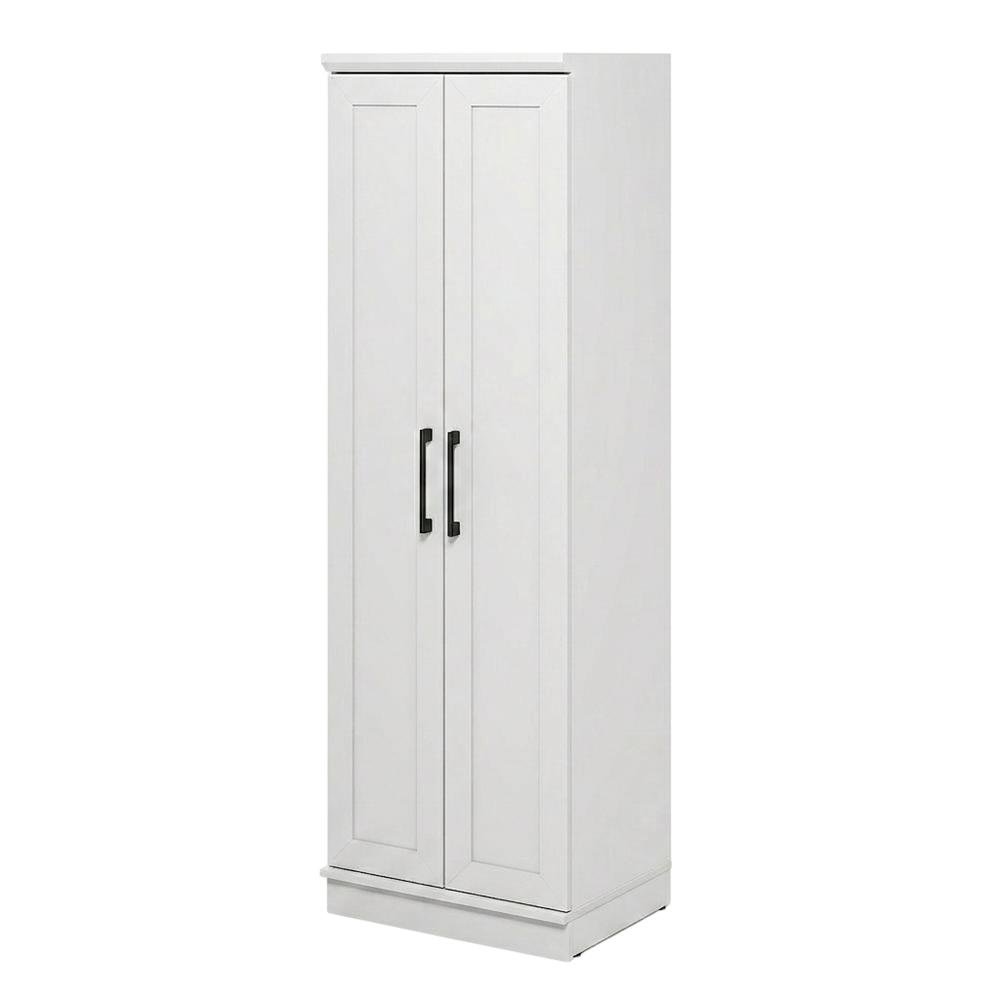 White Tall Multipurpose Storage Cabinet, Pantry Tower. Picture 1