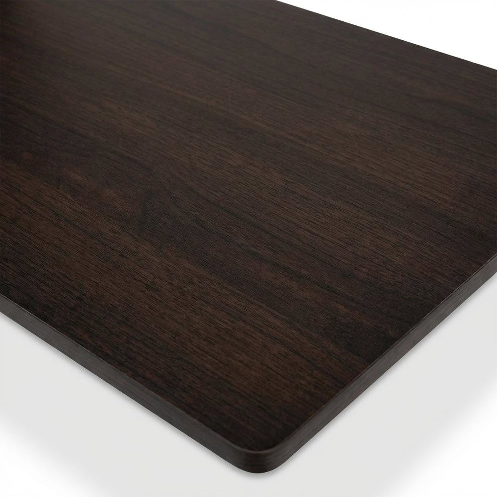 Dark Brown/Black No Tools Entertainment Center with Modern Design. Picture 5