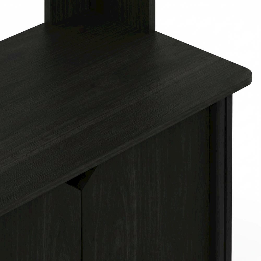 3-Tier End Table Set in Americano and Chrome Finish with Modern Design. Picture 5