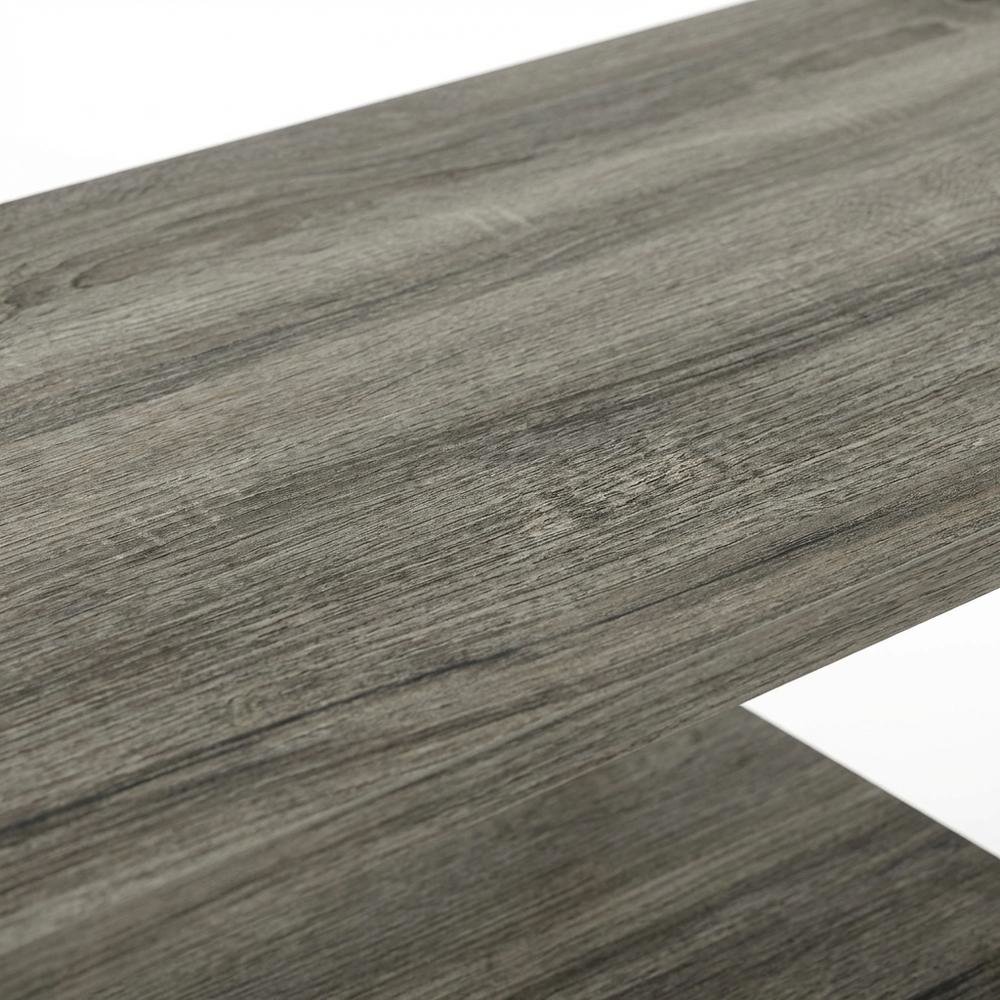 Wood TV stand for 55-inch screens with modern design and durable construction. Picture 5