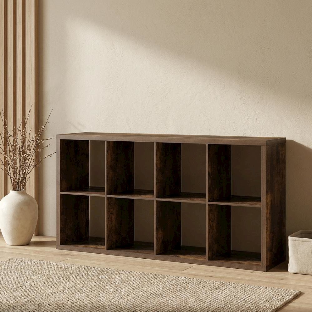 Gold 8-Cube Open Shelf Closet Organizer Extra Thick Engineered Wood. Picture 3
