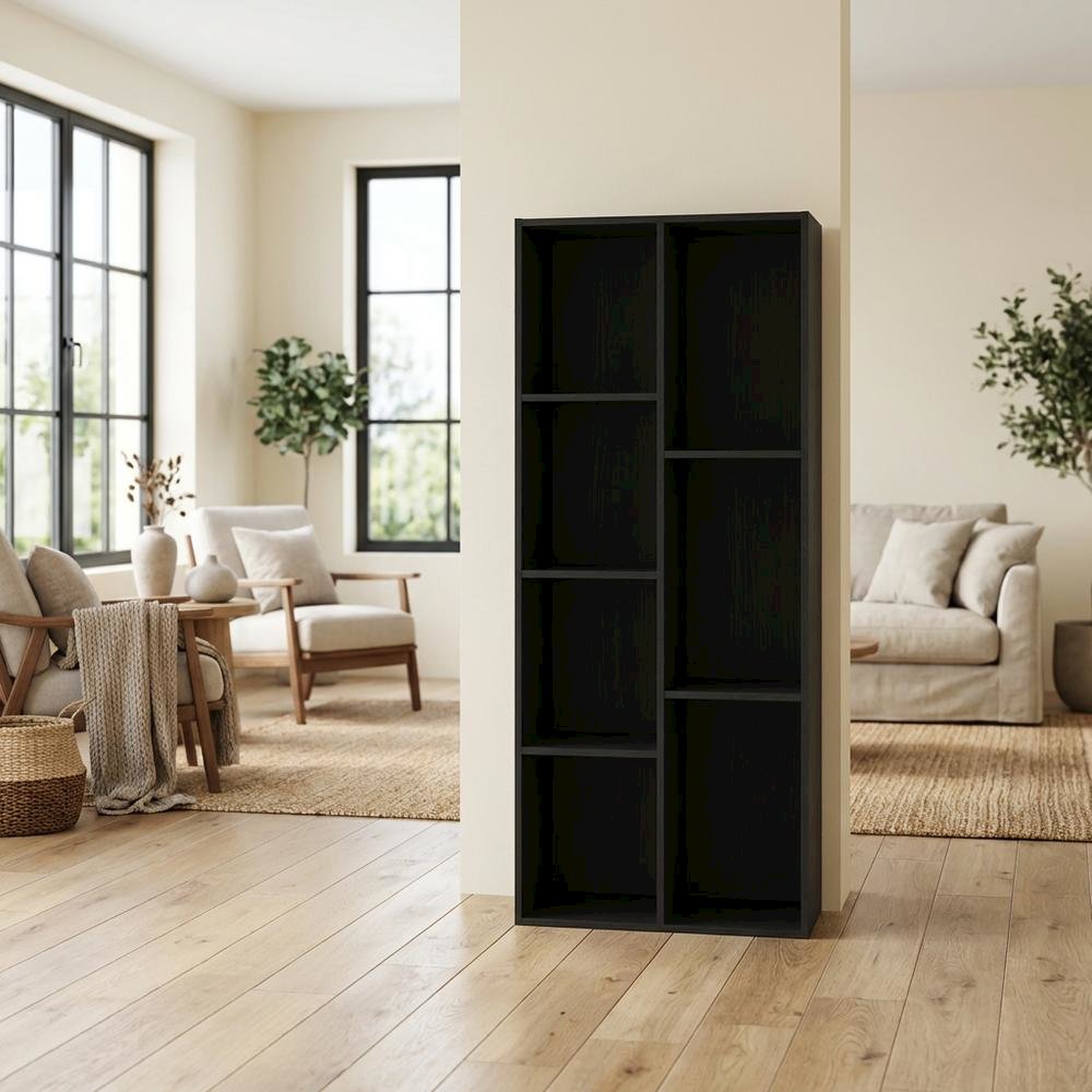 Blackwood 7-Cube Reversible Storage Shelf With Open Design For Organized Living. Picture 3