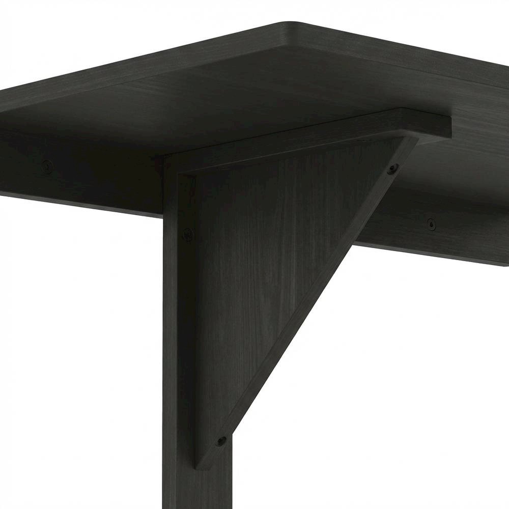 Brown, Wall Mounting Folding Table, Folding Design, Wall Mounted. Picture 5