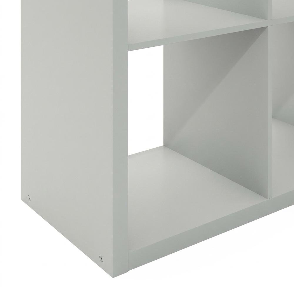Gray 8-Cube Open Storage Organizer, Modular Shelving Unit. Picture 5