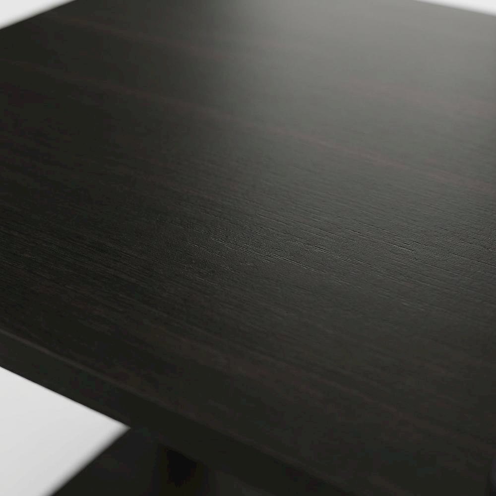 Small Espresso/Black End Table for Compact Living Spaces. Picture 5