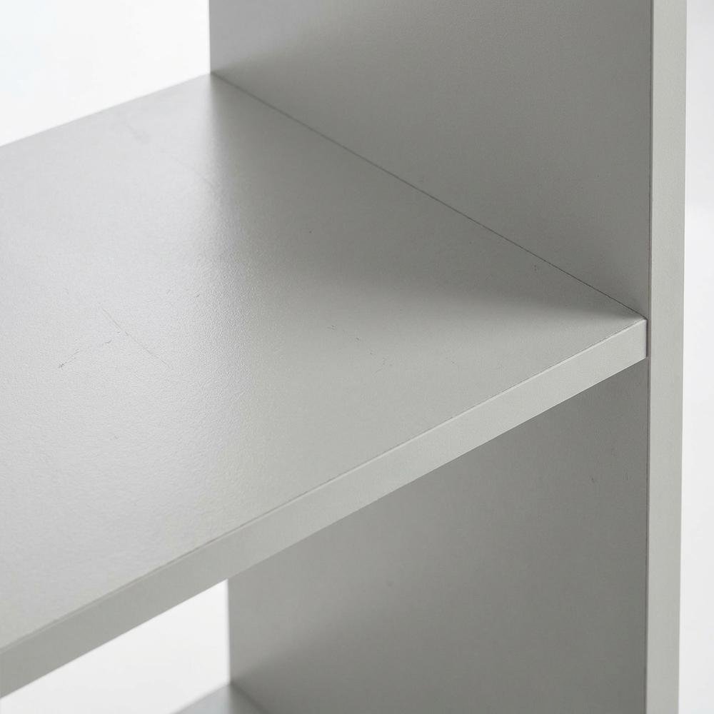 Gray 8-Cube Open Storage Organizer, Modular Shelving Unit. Picture 6