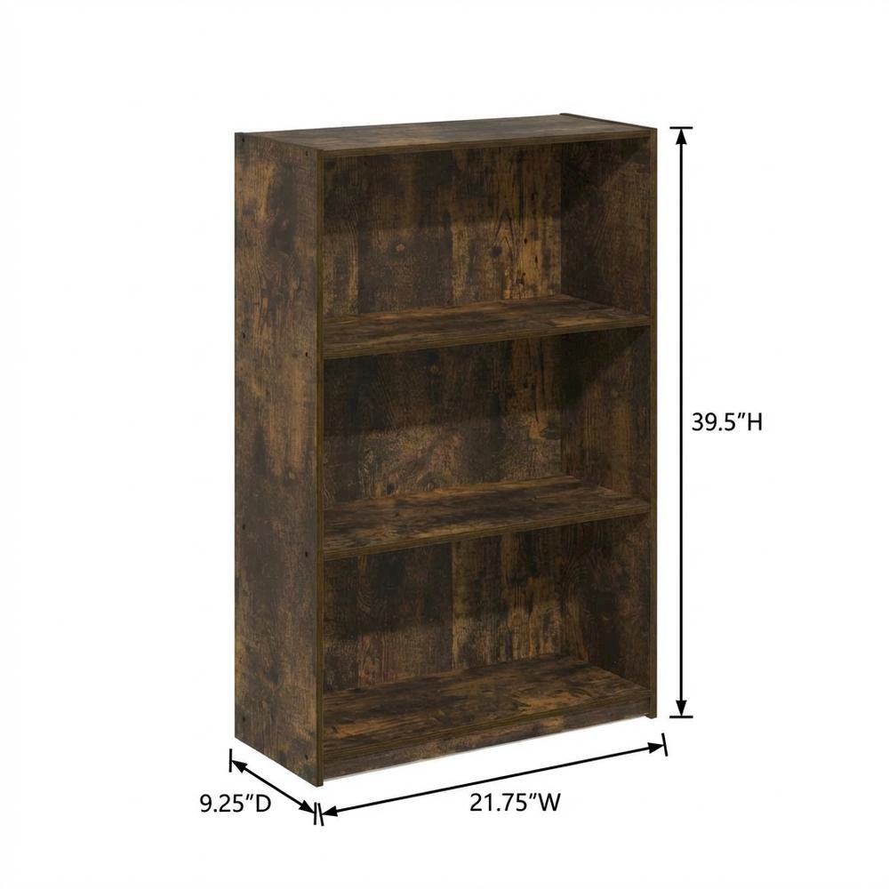 Wooden bookcase with minimalist design and sturdy construction. Picture 7