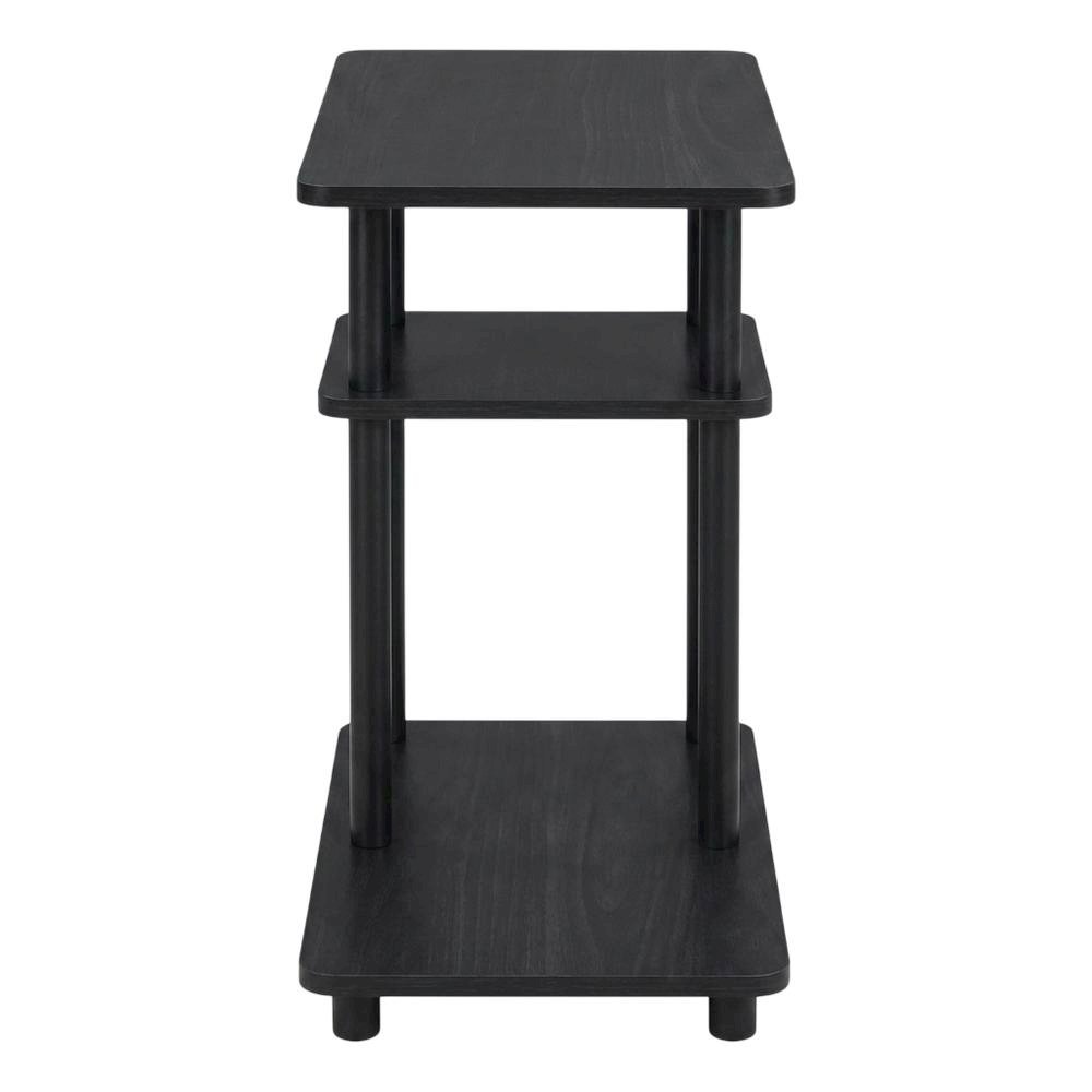 Espresso, C-Shape Side Table, Quality Build, Durable Wood Frame. Picture 4