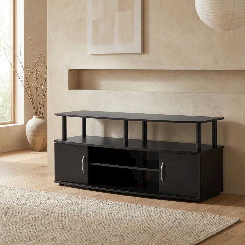 Contemporary Large Entertainment Center for Up to 50-In TV with Storage. Picture 3
