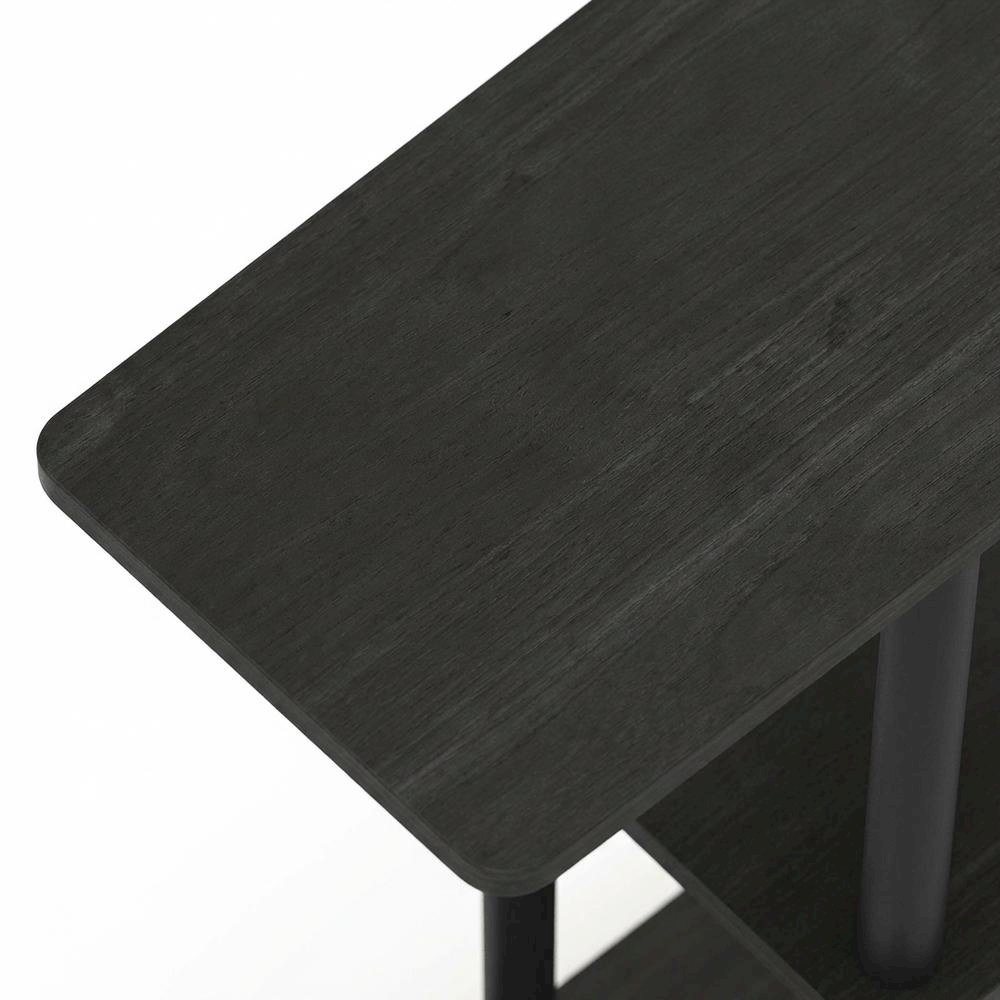Espresso, C-Shape Side Table, Quality Build, Durable Wood Frame. Picture 6