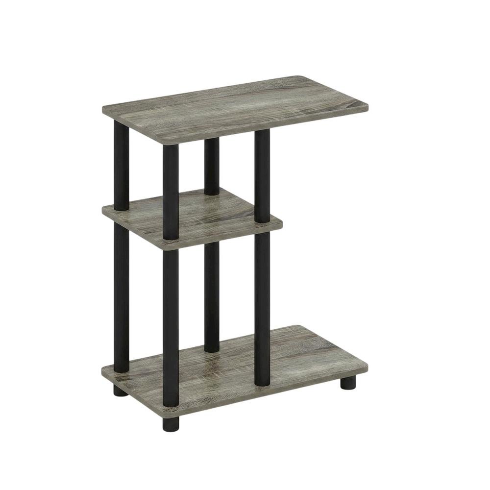 French Oak, C-Shape Side Table, Quality Build, Durable Wood Frame. Picture 1