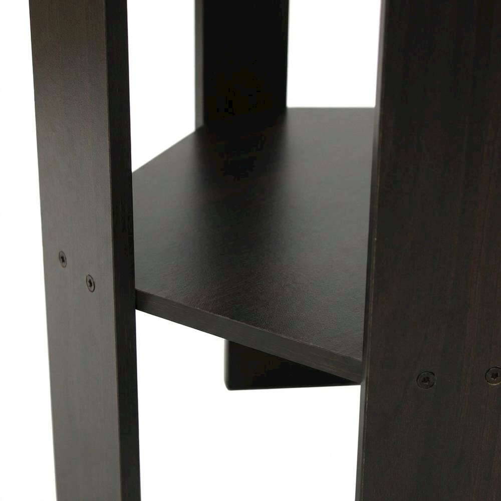 Espresso, End Side Table, Quality Build, Durable Wood Frame. Picture 5